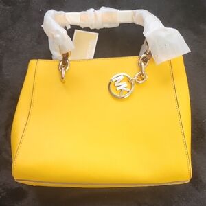 Michael Kors Yellow Handbag